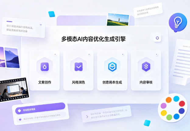 嘉陵区AI智能内容优化创新 多模态生成技术丰富数字内容创作生态