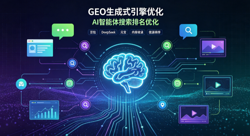 嘉陵区GEO 浪潮来袭：生成式引擎优化崛起，创作者争抢豆包、DeepSeek、元宝智能体流量入口