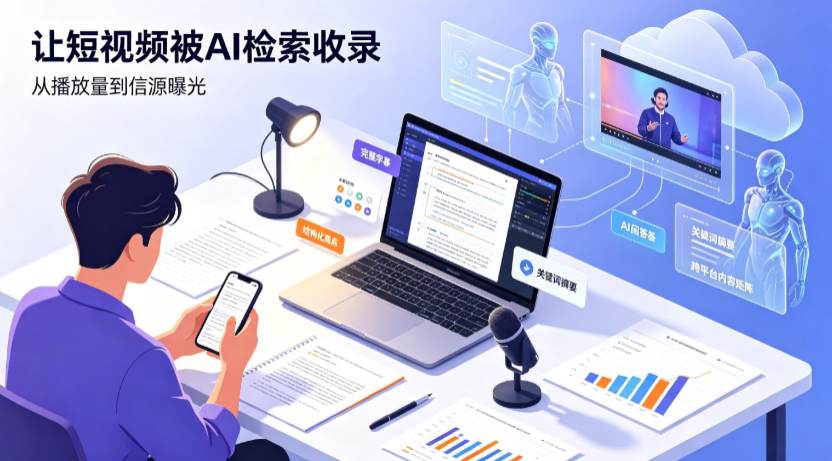 嘉陵区短视频创作者新必修课：吃透 GEO 优化，让抖音内容被豆包、DeepSeek、元宝智能体收录